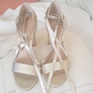 Diane vonfurstenberg strappy high heels sandals